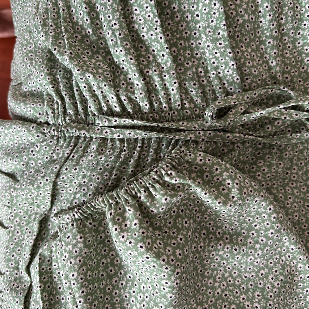 H&M Green Patterned Blouse - Picture 6 of 7